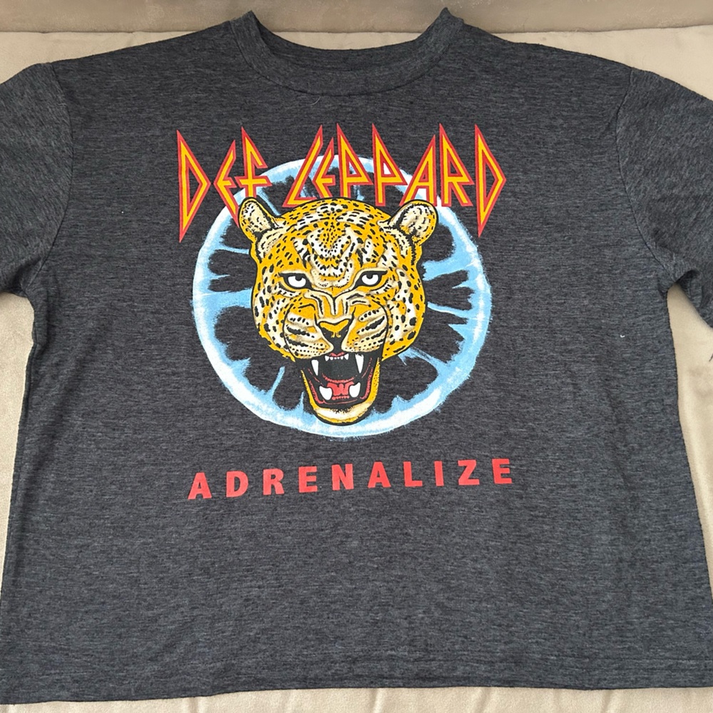 Crop def leopard t-shirt
